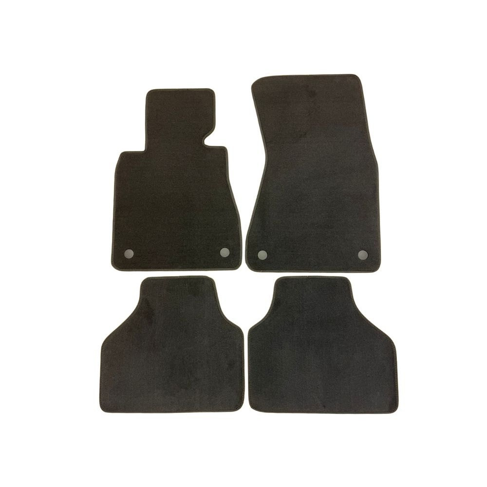 Auto tekstiilmatid mustad BMW 7 E65 (2001-2008) LUXE (F)